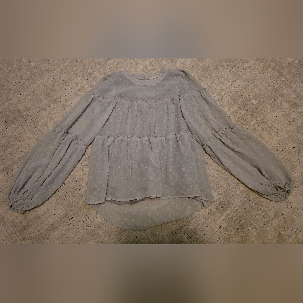 Womens XS Listicle Blouse Top Shirt